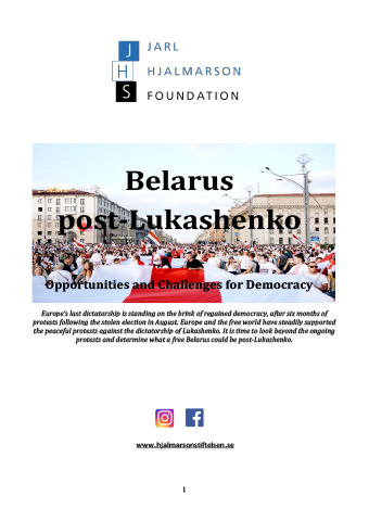 Belarus post-Lukashenko — Opportunities and Challenges for Democracy